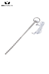 SMT4224 - Đồ chơi niệu đạo sounding inox dài 22cm với chuỗi bi liền