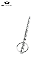 SMT4236 - Sounding thông lỗ tiểu inox với chuỗi hạt móc tròn dài 208mm