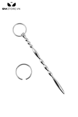 SMT4238 - Đồ chơi kích thích niệu đạo inox cao cấp với chuỗi hạt tròn
