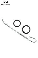 SMT4242 - Sounding thông lỗ tiểu inox dạng chuỗi hạt tròn nối có tay cầm