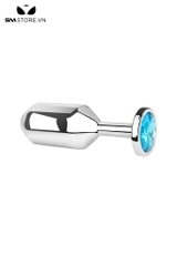 SMT4256 - Đồ chơi hậu môn inox cao cấp dáng hình thoi thuôn dài
