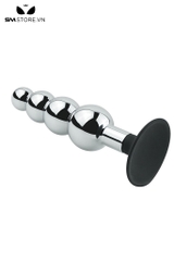 SMT4273 - Anal beads dạng hạt thuôn gọn dần với đế hút đáy tròn