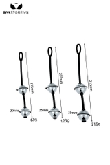 SMT4274 - Đồ chơi hậu môn anal beads với chuỗi 2 hạt inox bóng