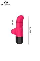 SMT3275 - Ngón tay rung vân thẳng chất liệu silicon dài 10cm