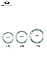 SMT4294 - Vòng đeo cu inox dạng nhẫn tròn trơn dài 40 45 và 50mm