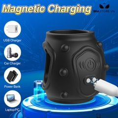 SMT4295 - Vòng bi đeo dương vật chống xuất tinh sớm có 10 chế độ