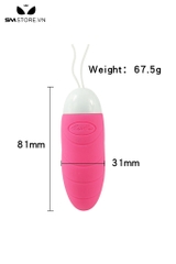 SMT4299 - Trứng rung tình yêu điều khiển từ xa không dây có 10 chế độ