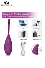 SMT4307 - Trứng rung không dây điều khiển từ xa có 12 tần số dài 18cm