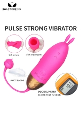 SMT4311 - Trứng rung ngụy trang con thỏ điều khiển từ xa dài 174mm