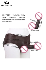 SMT4325 - Dương vật giả Châu Phi rỗng ruột và có quần dài 17.5cm