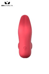 SMT4345 - Ngón tay rung hình cái lưỡi silicon mềm có 10 chế độ dài 7.5cm