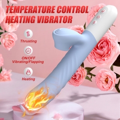SMT4352 - Máy rung đầu dương vật có nhánh phụ hút âm đạo có 7 chế độ