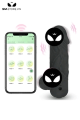 SMT4366 - Dương vật rung có bìu diều khiển qua APP và sạc USB