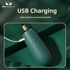 SMT4409 - Trứng rung sạc điện không dây điều khiển từ xa và sạc USB