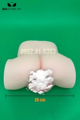 SMT441 - Mông giả nguyên khối có âm đạo silicon mềm dài 13cm