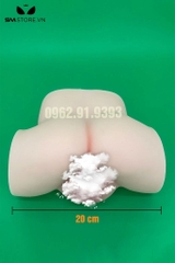 SMT441 - Mông giả nguyên khối có âm đạo silicon mềm dài 13cm