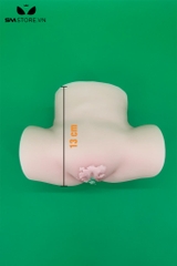 SMT441 - Mông giả nguyên khối có âm đạo silicon mềm dài 13cm