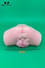 SMT441 - Mông giả nguyên khối có âm đạo silicon mềm dài 13cm