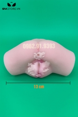 SMT441 - Mông giả nguyên khối có âm đạo silicon mềm dài 13cm
