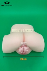 SMT441 - Mông giả nguyên khối có âm đạo silicon mềm dài 13cm