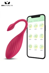 SMT4482 - Trứng rung 2 đầu không dây điều khiển qua APP dài 21cm