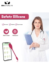 SMT4482 - Trứng rung 2 đầu không dây điều khiển qua APP dài 21cm