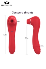 SMT4487 - Máy hút âm đạo có 10 tần số sạc nam châm dài 18.5cm