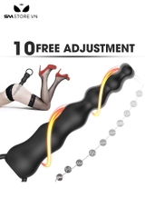SMT4489 - Anal beads có 10 chế độ rung chất liệu silicon chống nước