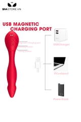 SMT4490 - Máy hút âm đạo 2 đầu có 10 tần số và sạc điện dài 22cm