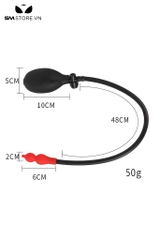 SMT4522 - Anal pump thiết kế hình quả bầu silicon co giãn dài 48cm