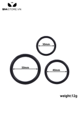 SMT4528 - Combo 3 vòng đeo gốc dương vật silicon dài 30 40 và 50mm