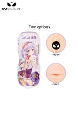 SMT4530 - Cốc thủ dâm anime có thể tháo rời miệng hậu môn dài 165mm