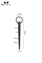 SMT4537 - Đồ chơi niệu đạo nam ống rỗng thân ngắn và thon dần dài 16.5cm