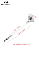 SMT4543 - Dụng cụ sounding silicon thiết kế hình phễu với phần đầu tháo rời