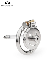 SMT4559 - Khóa dương vật inox mặt dẹt thiết kế hình mặt cười có 4 size
