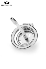 SMT4559 - Khóa dương vật inox mặt dẹt thiết kế hình mặt cười có 4 size