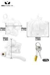 SMT4562 - Khóa dương vật nắp nồi hình cậu bé mix combo 4 vòng