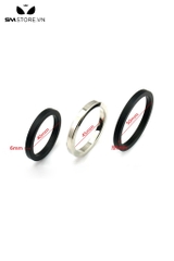 SMT4577 - Vòng đeo cu inox không gỉ bản vuông và dày dài 40 45 và 55mm