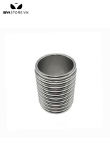 SMT4597 - Vòng đeo dương vật inox dạng ống trụ với các khía vòng