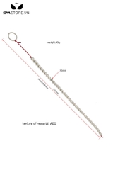 SMT4600 - Anal beads dạng chuỗi hạt ngọc trai dài 60cm dây co giãn