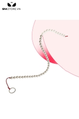 SMT4600 - Anal beads dạng chuỗi hạt ngọc trai dài 60cm dây co giãn