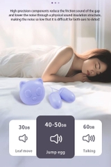 SMT4616 - Trứng rung 2 đầu có dây hình con mèo dài 4.5cm dễ vệ sinh