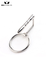 SMT463 - Souding dạng ống inox có lỗ gắn vòng đeo dương vật