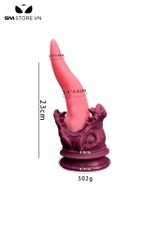SMT4635 - Anal huge hình đầu rồng với lưỡi dài có độ cong nhẹ dài 23cm