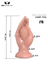 SMT4636 - Đồ chơi hậu môn khủng lồ anal huge tay cầm lựu đạn có 3 size