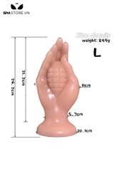 SMT4636 - Đồ chơi hậu môn khủng lồ anal huge tay cầm lựu đạn có 3 size