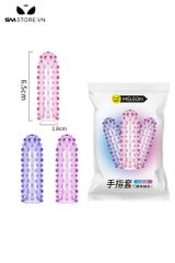 SMT4691 - Combo 3 bao cao su đôn dên có gai mềm bao quanh dài 6.5cm