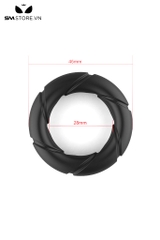 SMT4704 - Vòng đeo dương vật silicon thiết kế hình bánh xe dài 46mm