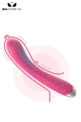 SMT4714 - Máy rung cầm tay dạng thanh cong dài 21cm bằng silicon