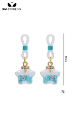 SMT4740 - Nipple play kẹp ti silicon hình ngôi sao dạ quang phát sáng